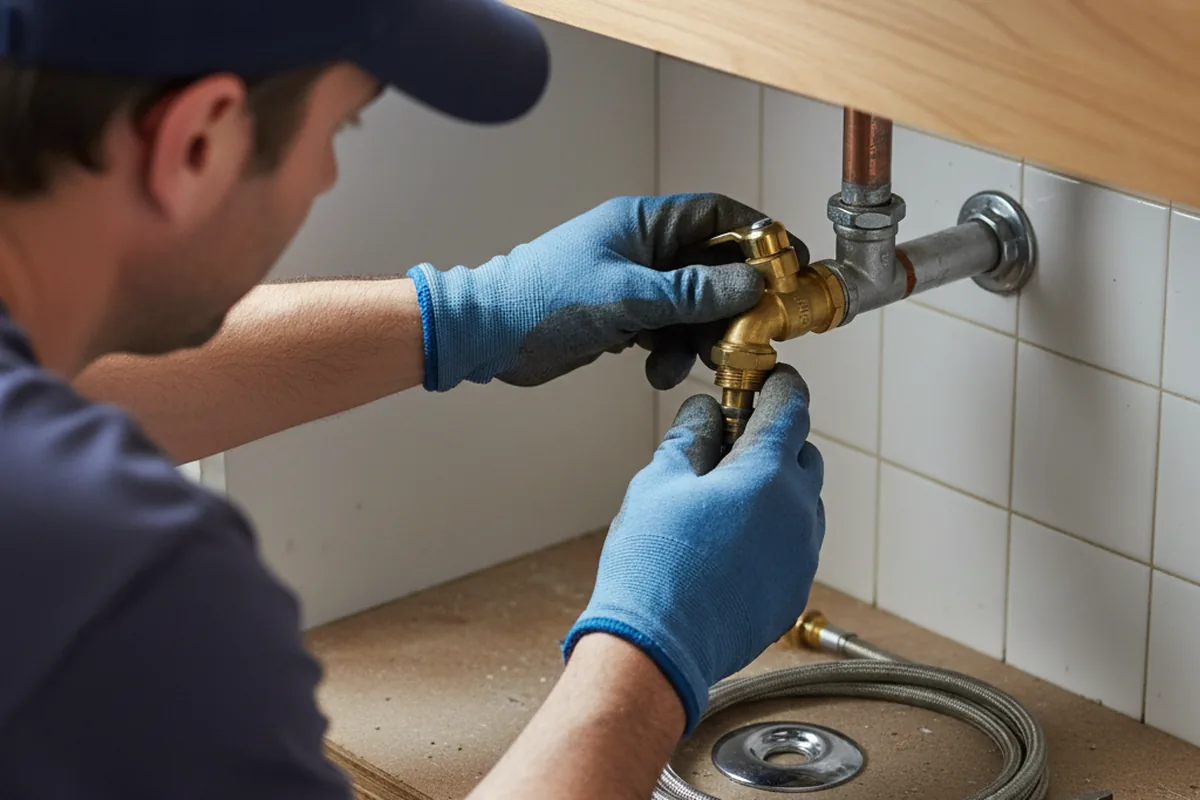 Shutoff valve and fitting work during Repiping in Valparaiso